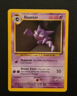 Pokemon Base Set Haunter 29/102 Vintage WOTC Uncommon - Image 2