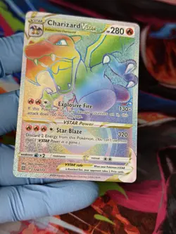 Charizard VSTAR 174/172 Rainbow Secret Rare Pokemon Brilliant Stars Near Mint - Image 3