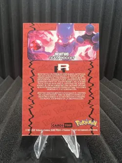 Mewtwo - Gold Holo Box Hit - Cards Top Rocket Set - Pokemon Card NM - Image 2