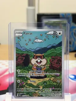 Patrat 152/86 SV White Flare Pokemon TCG Card Illustration Rare And 148/086 - Image 1