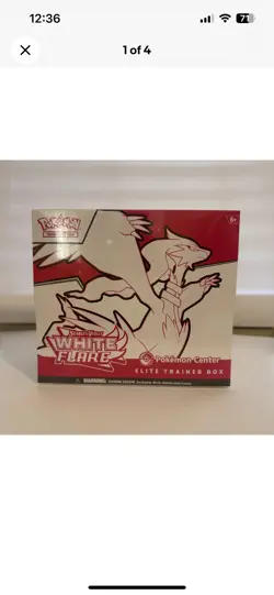 Pokemon TCG: White Flare ETB Elite Trainer Box Pokemon Center Exclusive (Sealed) - Image 1