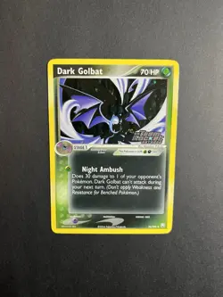 Pokemon TCG Dark Golbat EX Team Rocket Returns 34/109 Reverse Holo 2004 - Image 2