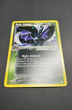 Pokemon TCG Dark Golbat EX Team Rocket Returns 34/109 Reverse Holo 2004 - Image 5