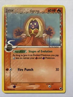 JYNX Delta Species Pokemon TCG Trading Card - RARE - 17/101 Ex Dragon Frontiers - Image 1
