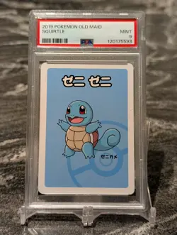 Squirtle PSA 9 Old Maid Deck Japanese 2019 Pokemon - Image 1