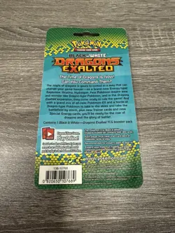 Pokemon Dragons Exalted Vintage Blister Sealed Rayquaza Black & White - Image 2