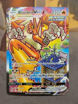 1x Blaziken VMAX (Alternate Art Secret) [201/198] - Chilling Reign Pokemon NM - Image 1