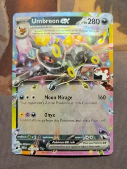 1x Umbreon ex (060/131) Prize Pack Series Double Rare Pokemon NM - Image 1