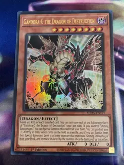 Yu-Gi-Oh! TCG Gandora-G the Dragon of Destruction MP25-EN177 Ultra Rare NM/M - Image 1