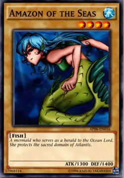 Amazon of the Seas AP06-EN016 Common Unlimited NM Yu-Gi-Oh! - Image 1