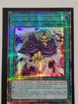 Yugioh! Lullaby of Obedience (RA04-EN085) Quarter Century Secret Rare NM - Image 1