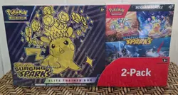 Pokemon Surging Sparks Elite Trainer Box + Booster Bundle COSTCO 2-PACK 2025 - Image 1