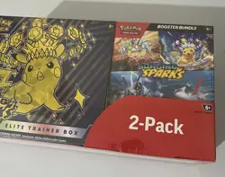Pokemon SURGING SPARKS Elite Trainer Box Etb & Booster Bundle Costco 2 Pack New - Image 2