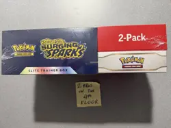 Pokemon Surging Sparks Elite Trainer Box plus Booster Bundle , 2-Pack NEW&SEALED - Image 2