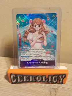 One Piece TCG A Fist of Divine Speed Charlotte Pudding Alternate Art OP11-070 - Image 1