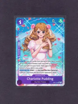Charlotte Pudding Alternate Art OP11-070 A Fist of Divine Speed Foil One Piece - Image 1