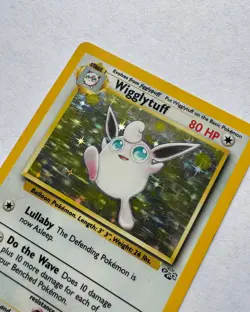 Wigglytuff Holo Rare Pokemon Card - Jungle Set 16/64 - 1999 - Vintage TCG WotC - Image 3