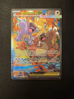 Pokemon Mega Kangaskhan ex MEGA EVOLUTION 182/132 Secret Illustration Rare SIR - Image 1