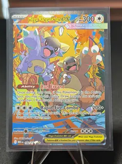 Pokemon Mega Kangaskhan ex MEGA EVOLUTION 182/132 Secret Illustration Rare SIR - Image 1