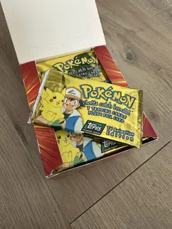 Pokemon Topps Trading Cards TV Animation Edition: Series 1 (1 Sealed Pack) Green - Image 4