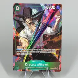 One Piece TCG Dracule Mihawk Alt Art OP12-030 SR Legacy of the Master English - Image 1