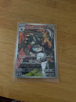 Pokemon TCG Team Rockets Houndoom Illustration Rare Card 191/182 Destined Rivals - Image 1