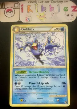 Golduck 22/102 NM Non-Holo Rare Vintage Pokemon Card. Free Tracked Shipping! - Image 1