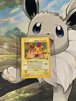 Pokemon TCG Birthday Pikachu Trading Card #24 Celebrations Classic Collection - Image 1