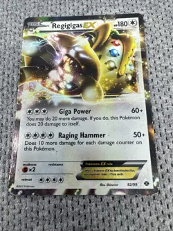 Regigigas EX #82/99 Next Destinies Pokemon Holo Card - Image 1