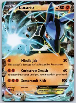 Lucario EX 54/111 (MP) - XY - Furious Fists - Pokemon TCG - Image 1