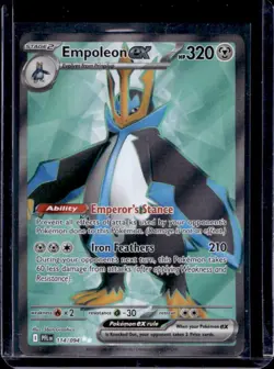 2025 Pokemon Phantasmal Flames Empoleon ex Ultra Rare #114/094 - Image 1
