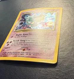 Pokemon TCG Misdreavus 11/64 (Double Holo Error) Neo Revelation Holo Rare #11 - Image 3