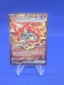 Pokemon Twilight Masquerade Hearthflame Mask Ogerpon ex 212/167 SIR NM - Image 1