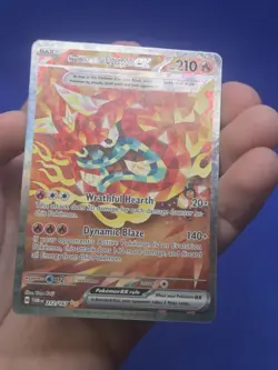 Pokemon Twilight Masquerade Hearthflame Mask Ogerpon ex 212/167 SIR NM - Image 2