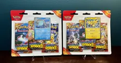 [x2] 3 Pack Blister Pokemon TCG Surging Sparks Zapdos & Quagsire - Image 2