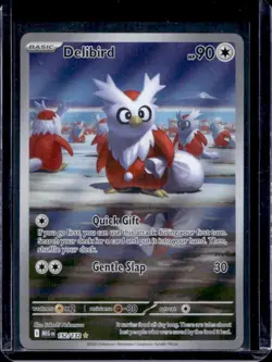 2025 Pokemon Mega Evolution Delibird Illustration Rare #152/132 - Image 1
