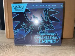 Pokemon Mega Evolution Phantasmal Flames Elite Trainer Box ETB Sealed - Image 1
