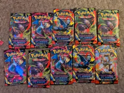 Lot Of 10 Phantasmal Flames Pokemon Booster Packs - Image 1