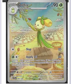 Pokemon TCG Dolliv 200/198 Scarlet & Violet Base Illustration Rare NM Condition - Image 1
