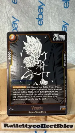 Dragon Ball Fusion World - Manga Booster 01 Vegeta #SB01-032 - Image 1