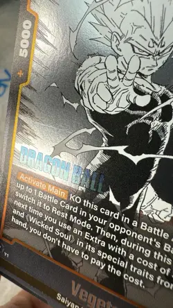Dragon Ball Fusion World - Manga Booster 01 Vegeta #SB01-032 - Image 5