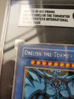 Obelisk the Tormentor GBI Promo Yu-Gi-Oh 2003 SGC 9.5 - Image 4