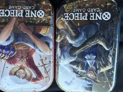 (2) One Piece Card Game Tin Pack Set Vol. 2 - New Sealed - Image 1