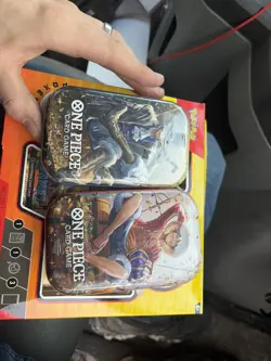 (2) One Piece Card Game Tin Pack Set Vol. 2 - New Sealed - Image 2
