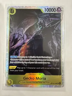 ONE PIECE Gecko Moria SR Super Rare OP14-104 The Azure Sea's Seven English NM - Image 1