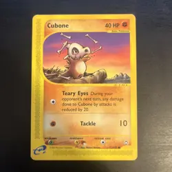 Cubone - Aquapolis 72/147 2002 - E Reader - Pokemon TCG - WOTC - LP/MP - Image 1