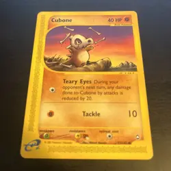 Cubone - Aquapolis 72/147 2002 - E Reader - Pokemon TCG - WOTC - LP/MP - Image 2