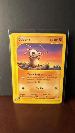 Cubone Aquapolis Set 72/147 Pokemon Card non holo LP - Image 1