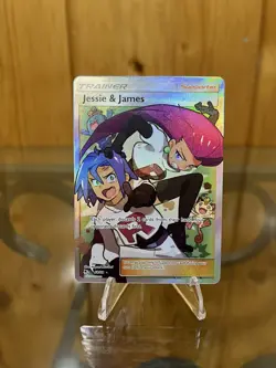 Pokemon Jesse And James Full Art Trainer Card 68/68 Hidden Fates NM+/Mint - Image 1