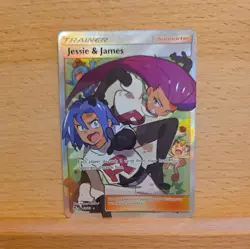 Pokemon TCG Jesse And James Full Art Trainer Card 68/68 Hidden Fates NM - Image 1